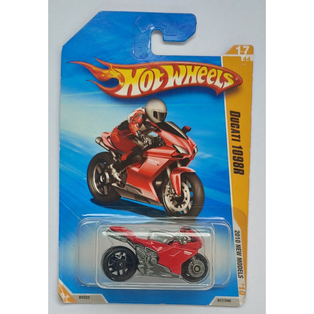 Xe mô hình tỉ lệ 1:64 Hot Wheels T-21 Mô tô Ducati 1098R đỏ