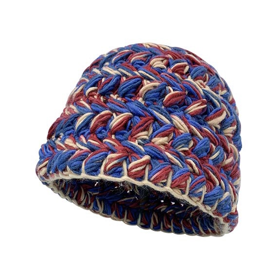 Mũ đan dệt MG STUDIO thiết kế phối nhiều màu thời trang