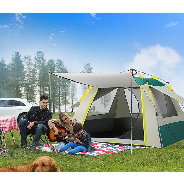 Lều Du Lịch Di Động 𝗙𝗥𝗘𝗘 𝗦𝗛𝗜𝗣 Cắm Trại Dã Ngoại Khung Bằng FRP chống ăn mòn chất Liệu chống thấmTXZ-085