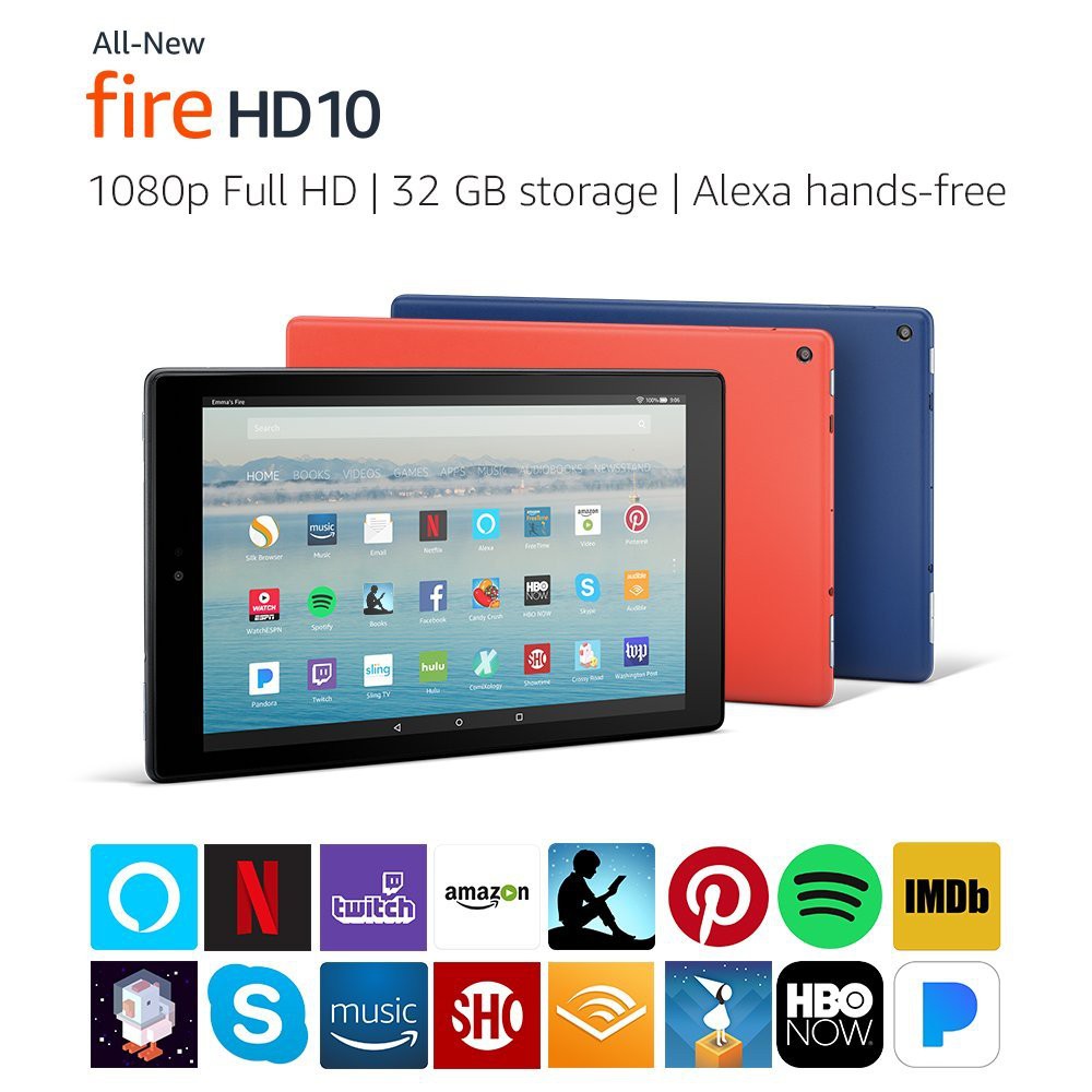 Máy tính bảng Amazon Fire HD10 bản 32/64GB