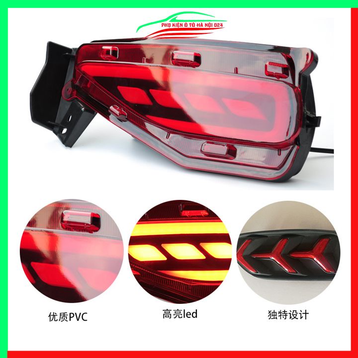 Đèn led gầm cản sau ô tô Fortuner 2017-2023 2 chế độ