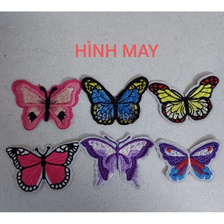 Hình bướm ủi và may trang trí.(5 hình)