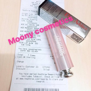 Son dưỡng dior addict lip glow 001 pink/ 004 coral