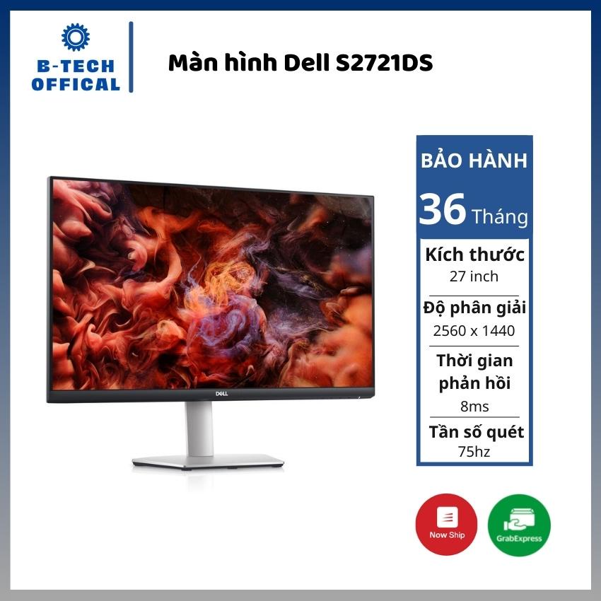 Màn hình Dell S2721DS/ 27inch QHD/ IPS/ 75Hz/ 3Yrs