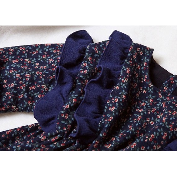 ĐẦM XANH MARY KIỂU HÀN QUỐC