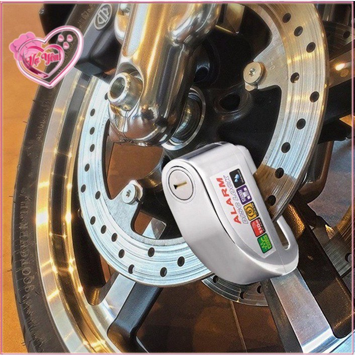 Khóa Đĩa Chống Trộm Xe Máy Kinbar Alarm Lock Có Hú Báo Động - hàng cao cấp - ổ khoá đĩa xe máy