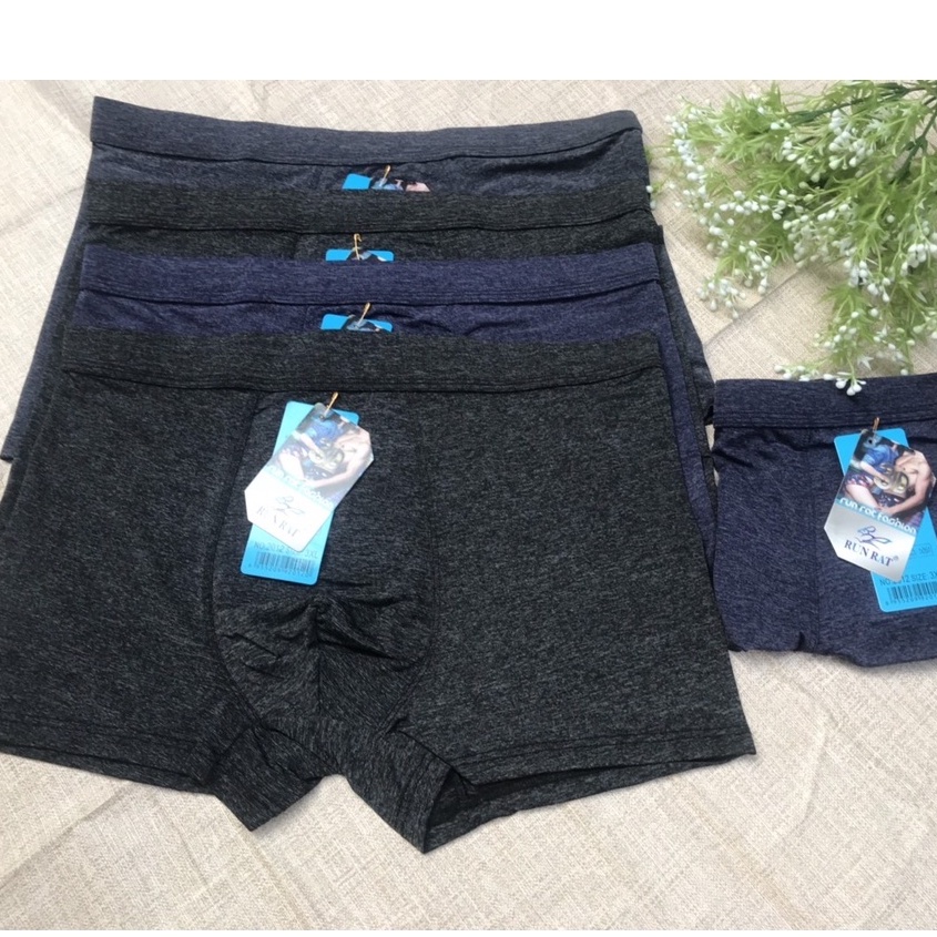 Quần sịp Đùi boxres nam Muối Tiêu cao cấp bigsize lớn 3xl 4xl 70kg 80kg 90kg 100kg 110kg cotton thun lạnh; bikini nam