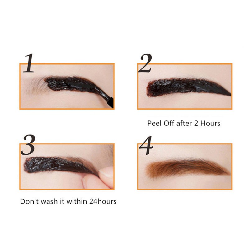 ♕ exo ღ Gel nhuộm lông mày dạng lột màu đen hình chai rượu vang độc đáo