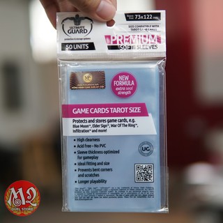 Bọc bài Ultimate Guard cho thẻ bài Tarot Premium Soft Sleeves - Trong suốt - 50 cái - 73x122mm