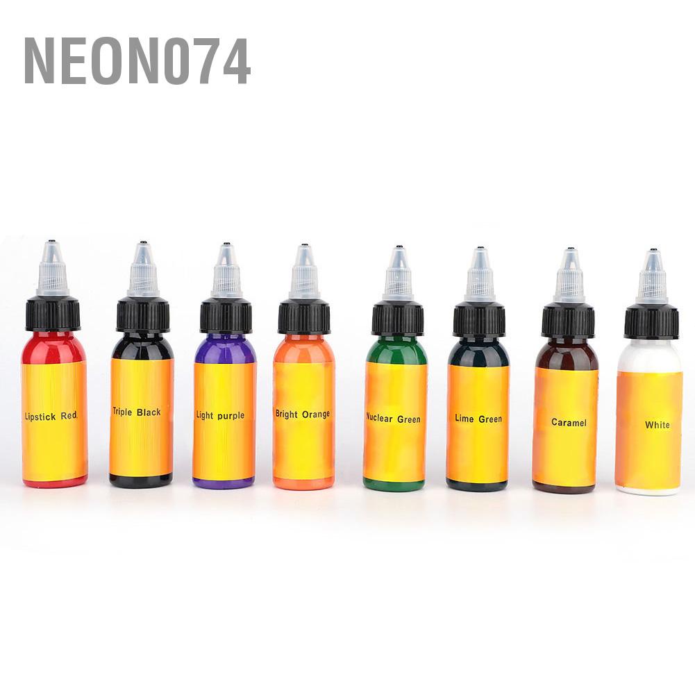 Neon074 30ml/Bottle 16 Colors Tattoo Makeup Ink Pigment Professional Beauty Body Art Inks mực xăm