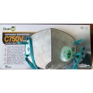 Khẩu trang C750V Hàn Quốc có van thở,chống độc, lọc bụi,chống mùi hóa chất