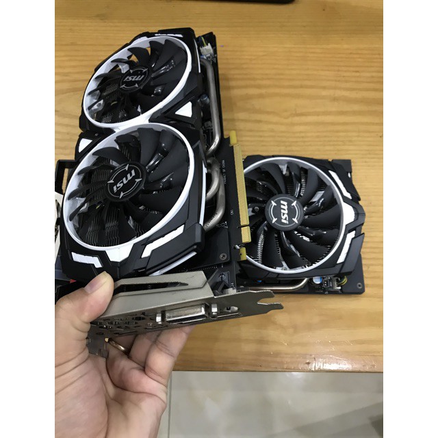 Card màn hình VGA MSI GeForce GTX 1080 Armor 8G OC 256bit 95