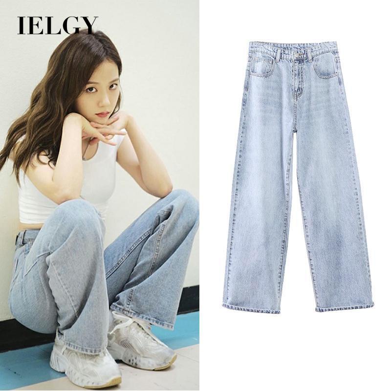 Quần Jean Xanh Dương Ôm Dáng Thời Trang Hàn Quốc Cho Nữ