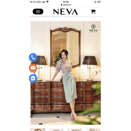 NeVa newtag áo và chân váy size M/L nguyên tag