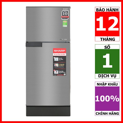 [Mã ELMSDAY giảm 6% đơn 2TR] SJ-X176E-SL | SJ-X176E-DSS | Tủ lạnh Sharp Inverter 165 lít