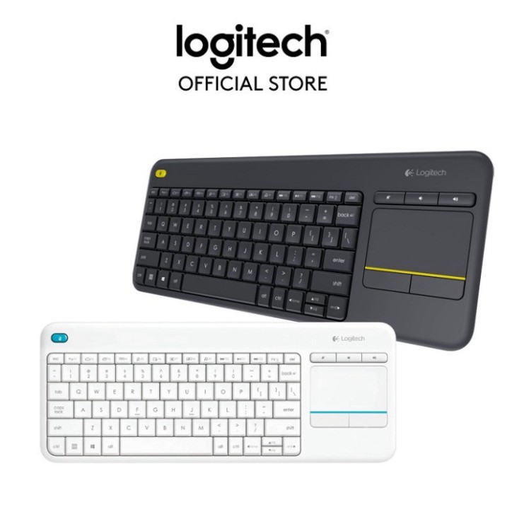 Bàn Phím Không Dây LOGITECH K400 Plus [Đen-Trắng]
