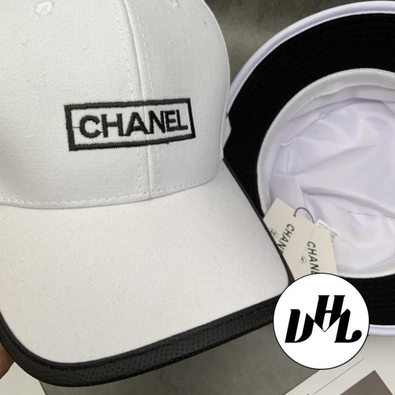 Combo Mũ Phối Trắng Đen Thêu Mạc Chữ Nhật CNEL Thời Trang Unisex