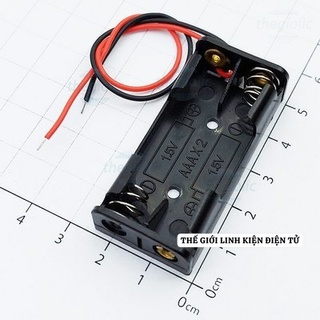 Hộp Đế Pin AAA 2 Pin 1,5V
