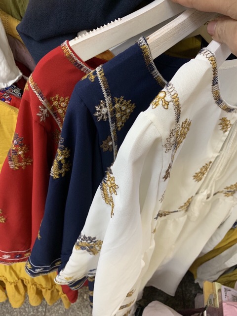 Váy thổ cẩm BoHo buộc dây | BigBuy360 - bigbuy360.vn