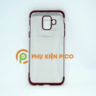 Ốp lưng Samsung A6 Plus dẻo trong suốt - Ốp lưng Samsung Galaxy A6 Plus chống sốc chống bám vân tay