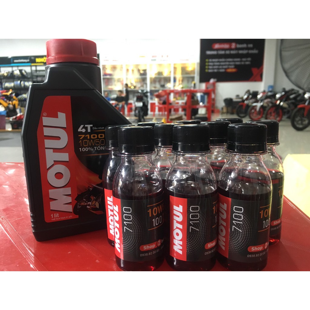 Nhớt Motul 7100 10W50 4T 1L, 1L1, 1L2, 1L3, 1L4 (910008)