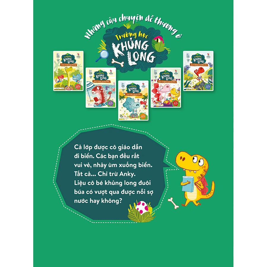 Sách - Đừng sợ nước nữa nha Anky - Trường học khủng long