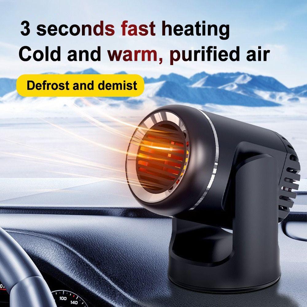 Quạt Sưởi Ấm / Làm Mát Mini 2 Trong 1 Dành Cho Ô Tô