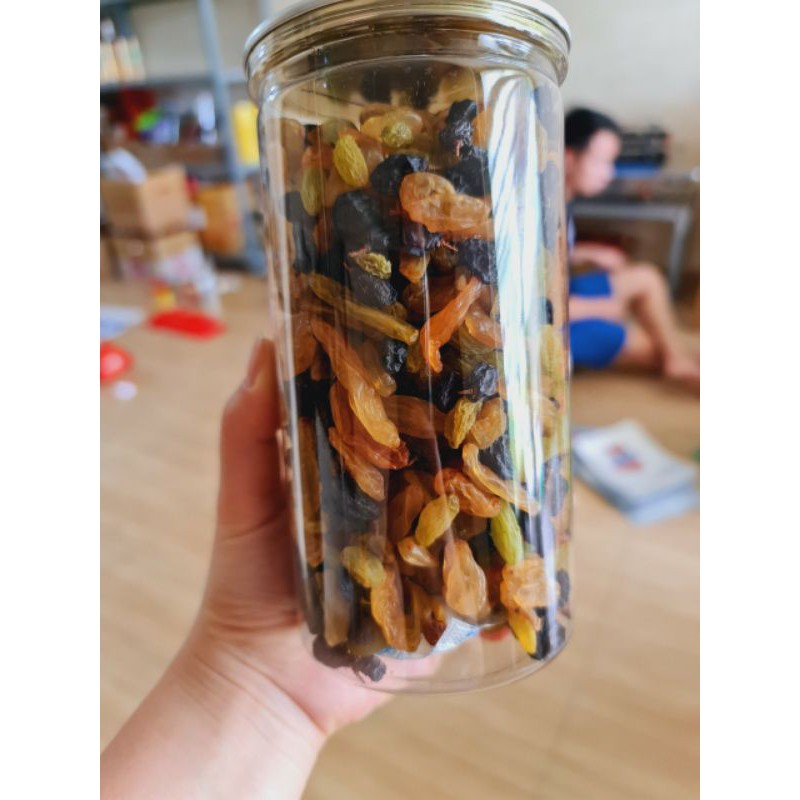 Hũ 400g Nho khô 3 màu