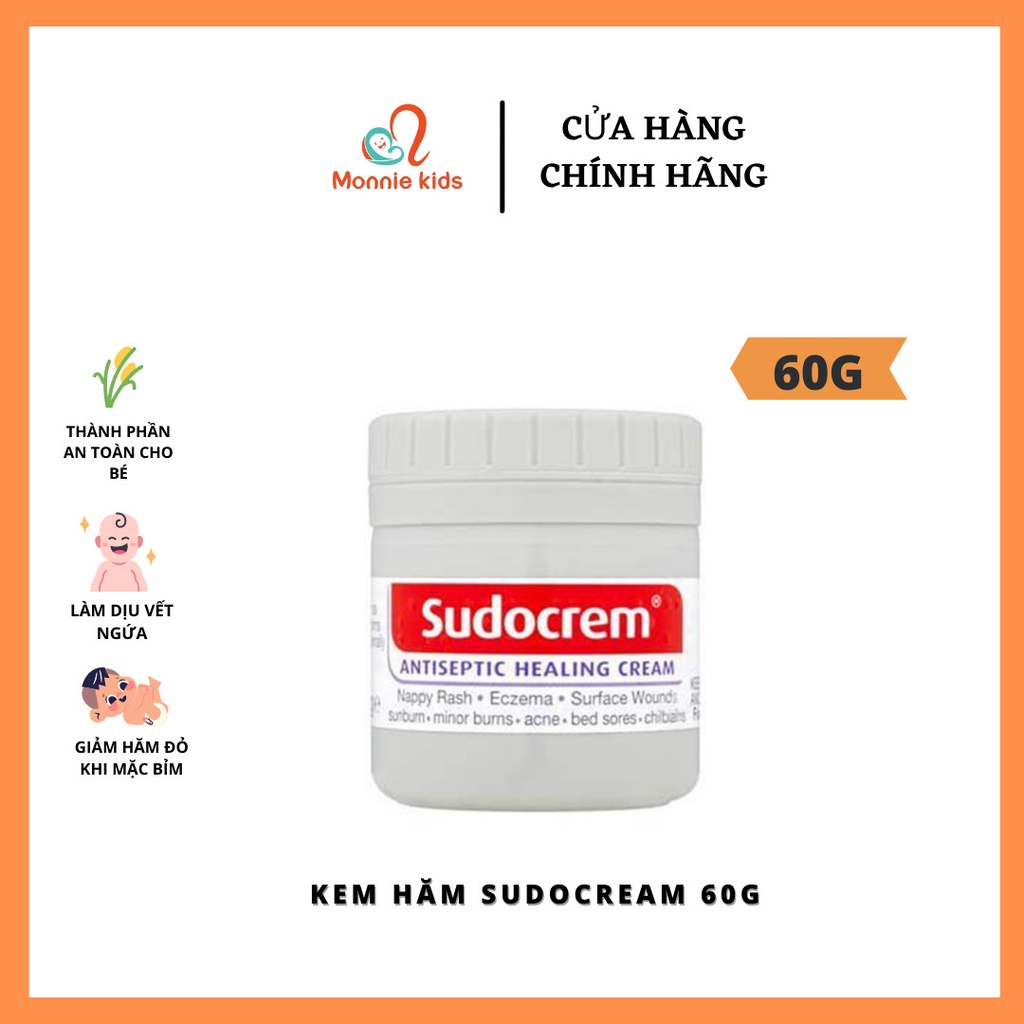 KEM HĂM SUDO CREAM CHO BÉ SƠ SINH 60G