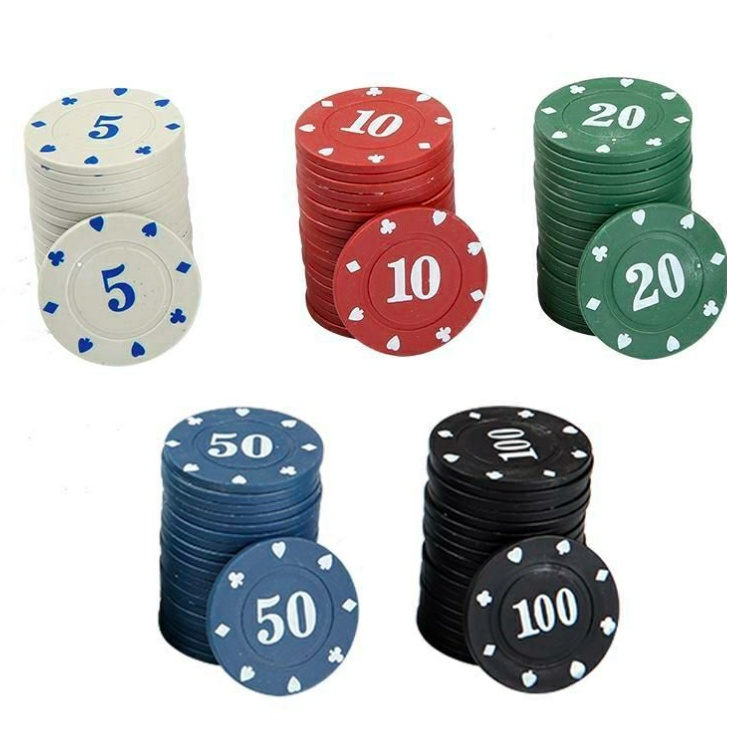 Bộ chip poker có số kèm thảm hàng nhập khẩu P04 có ảnh thật