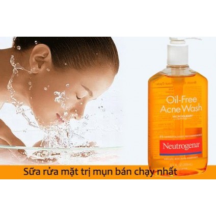 Sữa Rửa Mặt Neutrogena Oil- Free Acne Wash- 269ml