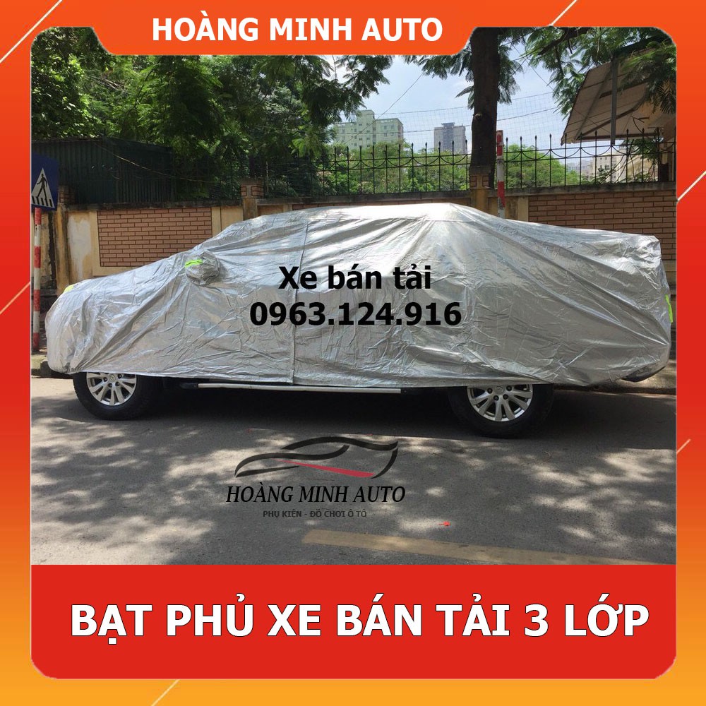 Bạt phủ xe ô tô Bán Tải - Loại tráng nhôm cách nhiệt