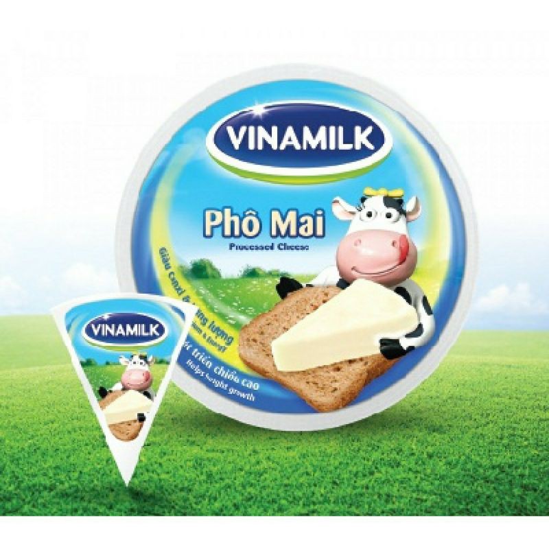 PHÔ MAI VINAMILK HỘP GIẤY 8 miếng 120G