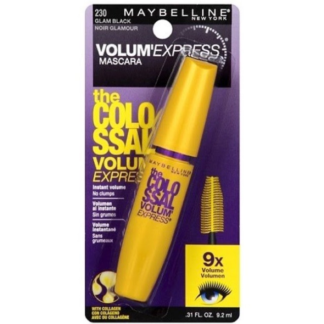 #Mascara Maybelline New York The Colossal Volum Express 231 Classic Black. Made in USA