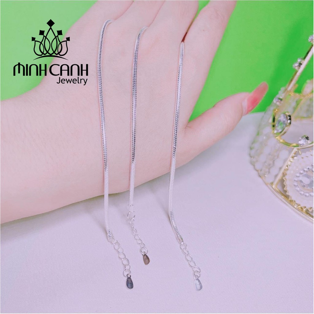 Lắc Tay Bạc Nữ Dây Mì Trơn - Minh Canh Jewelry