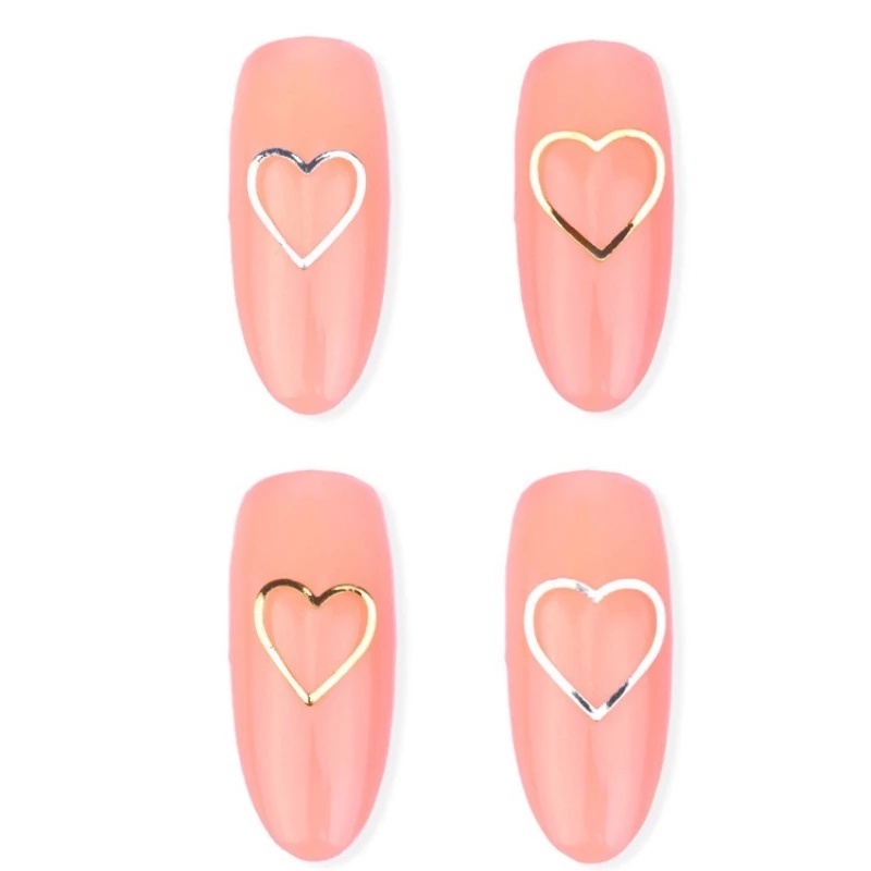 [Hàng mới về] Tờ nhãn dán chuyển nước trang trí móng tay hình trái tim