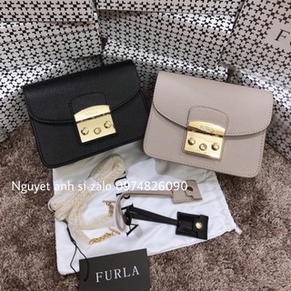 Túi chữ F.LA Hộp kèm tui lụa rút