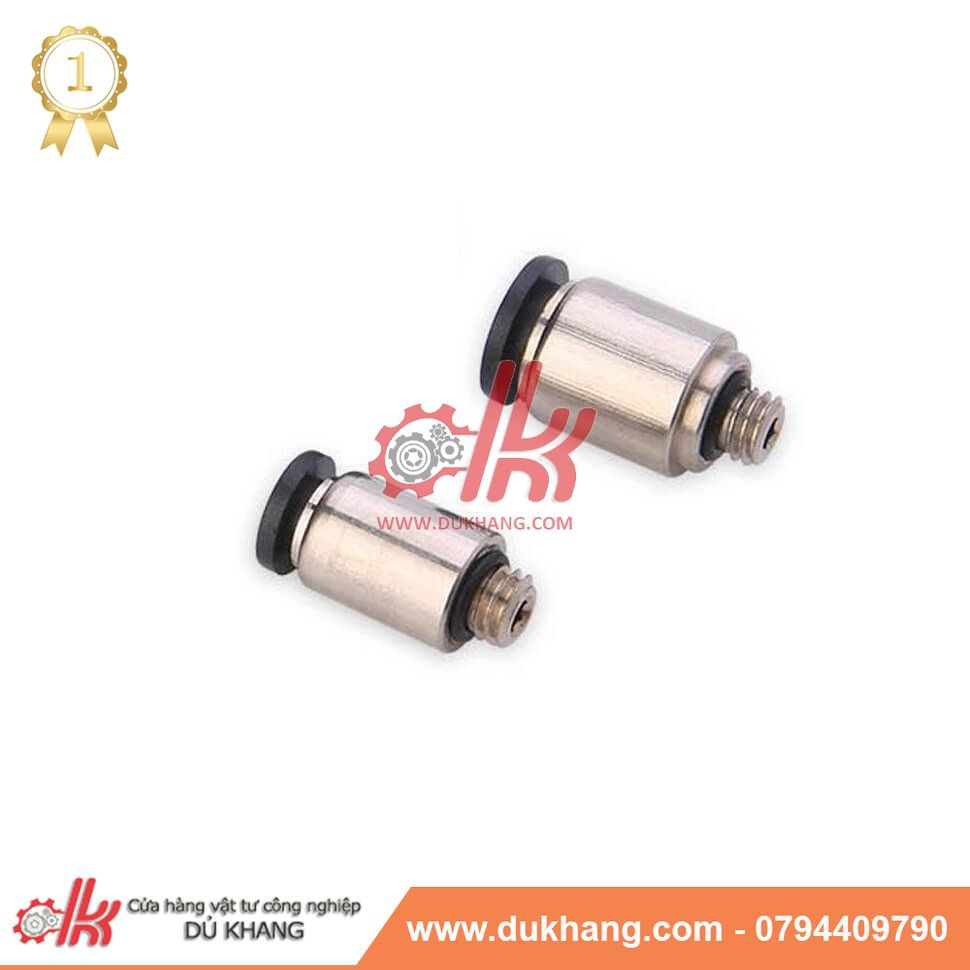 Đầu nối hơi khí nén Ren M3 M5 M6