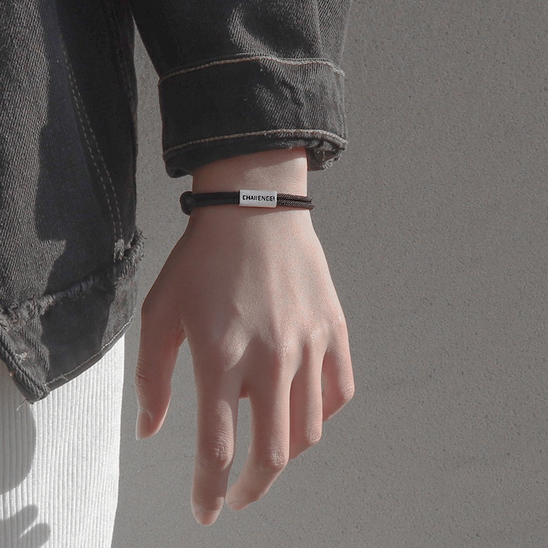 Vòng Tay Dây Bện Thử Thách Chữ Cái