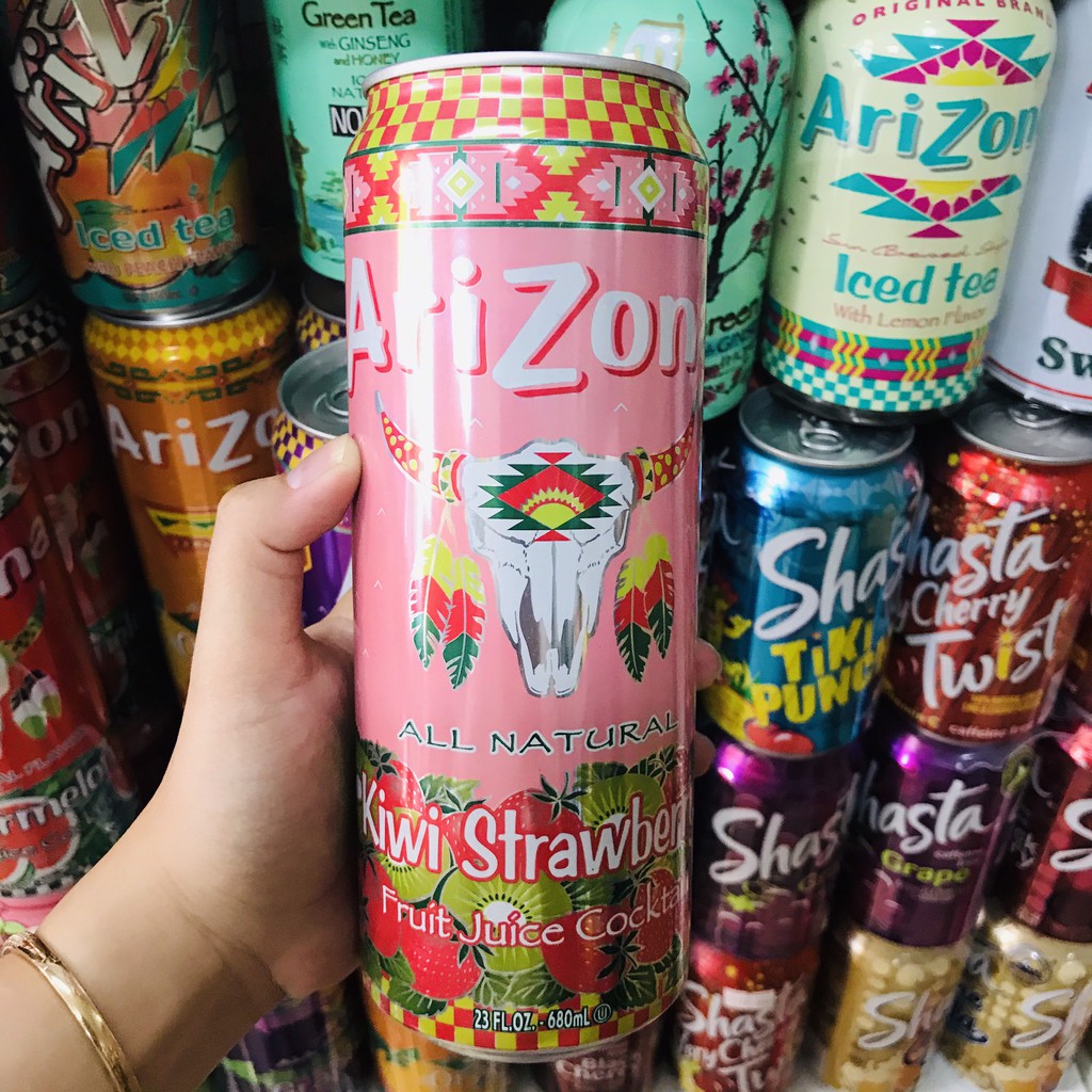 [12 LOẠI] NƯỚC NGỌT TRÀ TRÁI CÂY MỸ ARIZONA LON 458ML 500ML 680ML UỐNG SIÊU NGON LON SIÊU TO KHỔNG LỒ (CHUẨN USA)