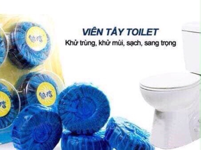 [freeship] Gói 10 viên tẩy bồn cầu