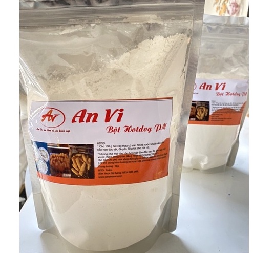BỘT CHIÊN GIÒN HOTDOG PHÔ MAI QUE GÓI 1KG