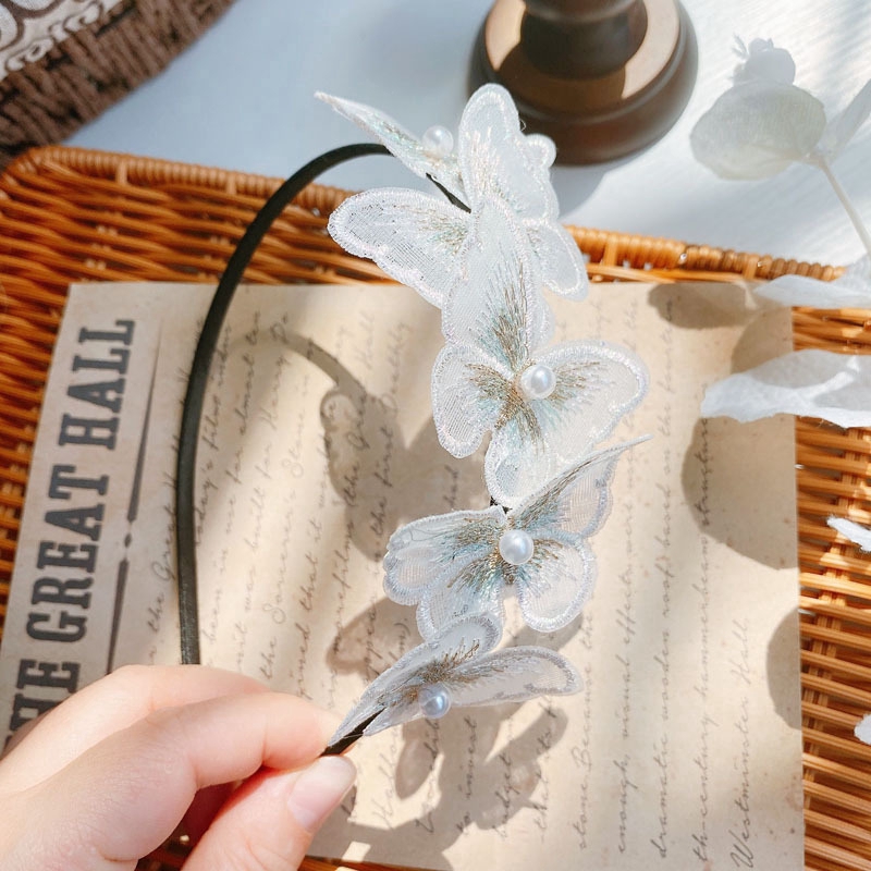 Băng Đô Cài Tóc Hình Bướm Phong Cách Hàn Quốc