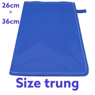 túi đập nước đá vải bố dày size trung 26*36cm