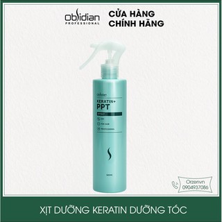 Xịt dưỡng đa năng phục hồi tóc khô xơ hư tổn Obsidian Keratin PPT 320ml nhập khẩu Hàn Quốc