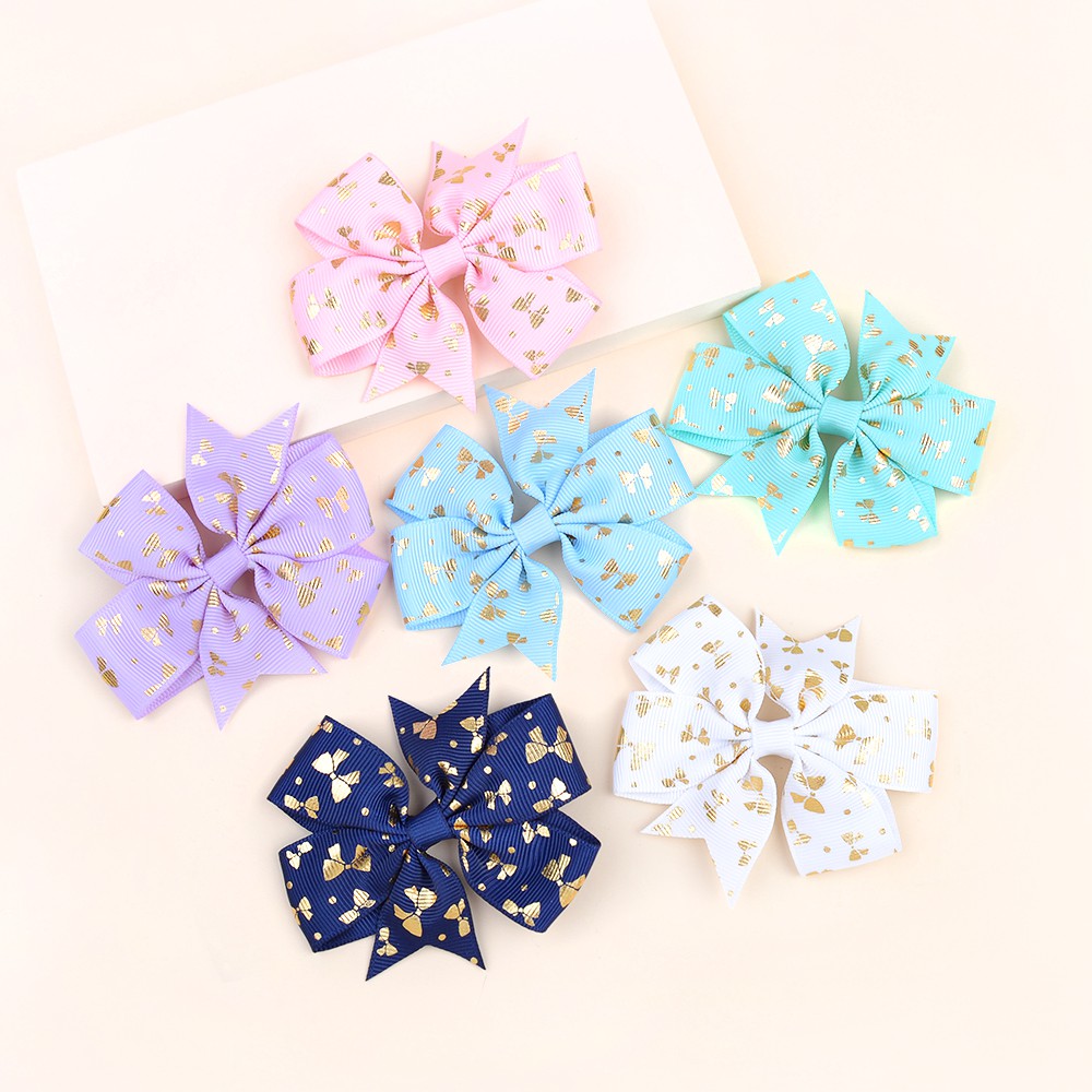 Kẹp tóc KIDSBOWS hình nơ lấp lánh dễ thương cho bé