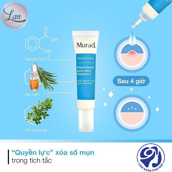 Gel Chấm Mụn 4H Murad Rapid Relief Acne Spot Treatment 15ml