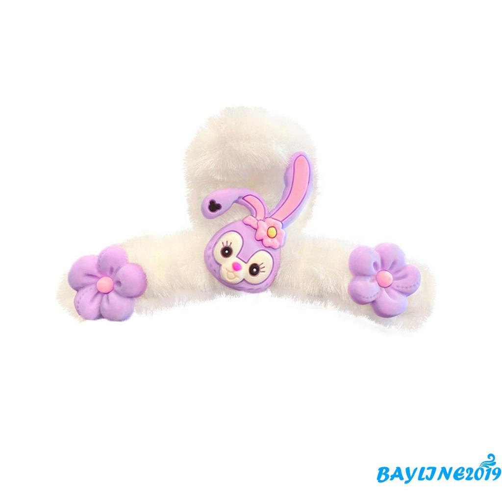 Kẹp tóc màu trắng thiết kế hoạt hình xinh xắn cho nữ