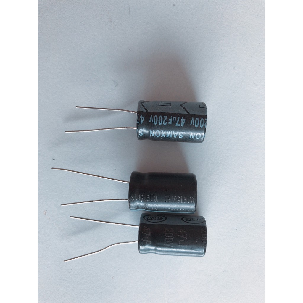 LOẠI TỐTTụ Điện Nhôm 200v 47uf Tụ nguồn cho máy nhật