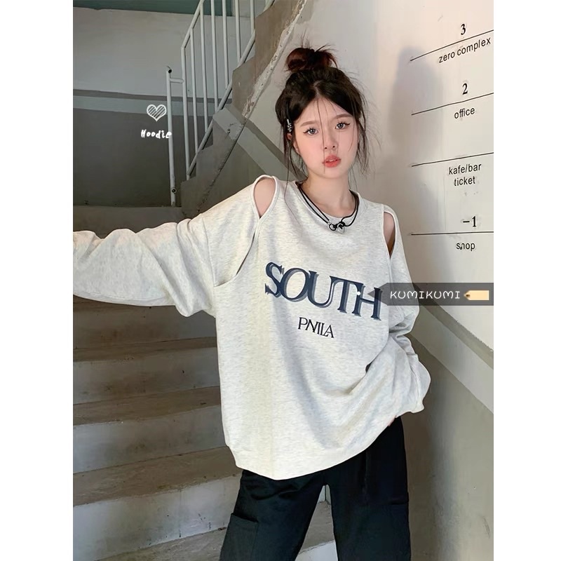 Áo sweater hở vai South